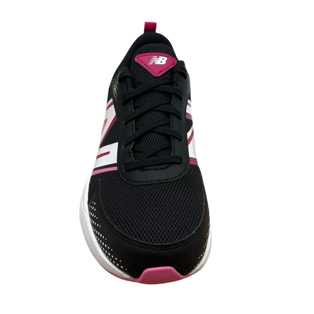 New Balance Youth Girls DynaSoft 545 v1 Running Shoes Size 3.5 Black Pink Laceup